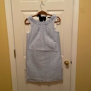 Brooks Brother Light Blue Eyelet Dress Size 8P